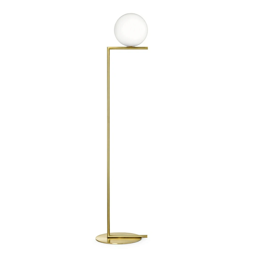 IC F1 Floor Lamp Brass - Flos - Buy online